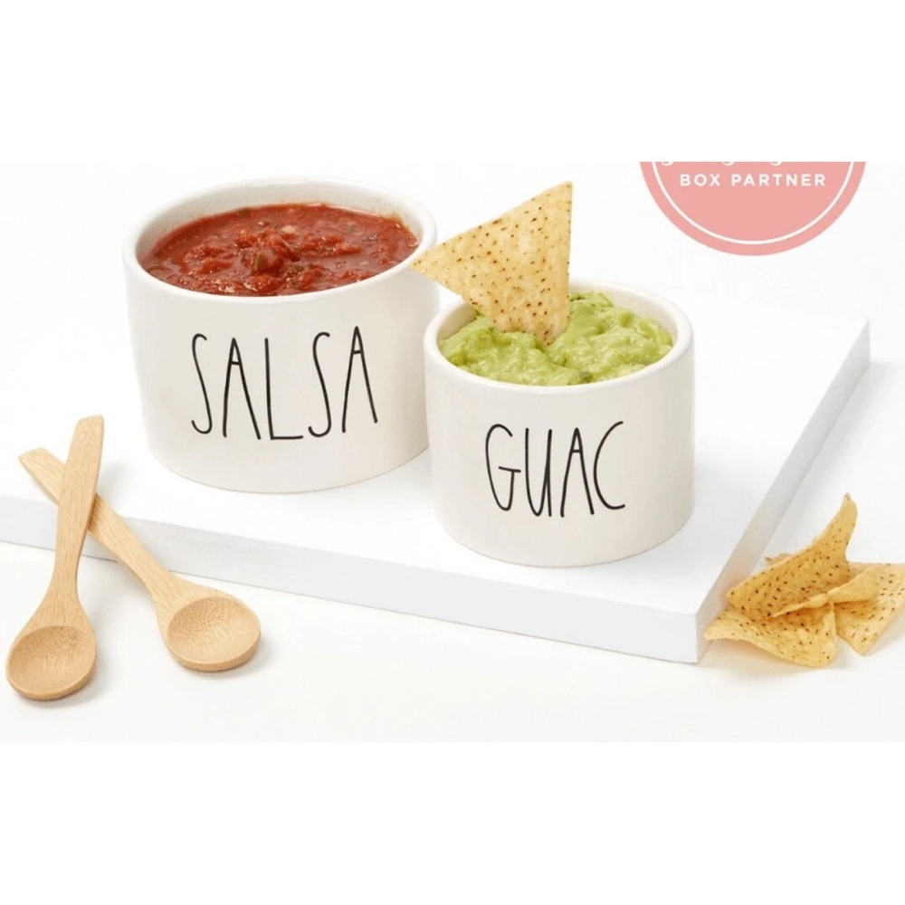 Rae Dunn Salsa And Guac bowl set new artisan collection NIB